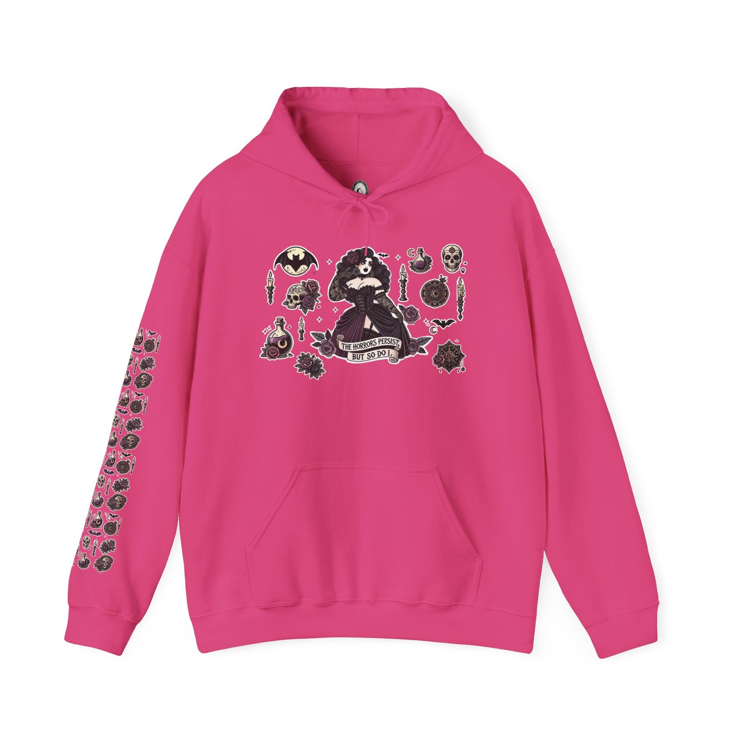 "The Horrors Persist" Unisex Heavy Blend™ Hooded Sweatshirt