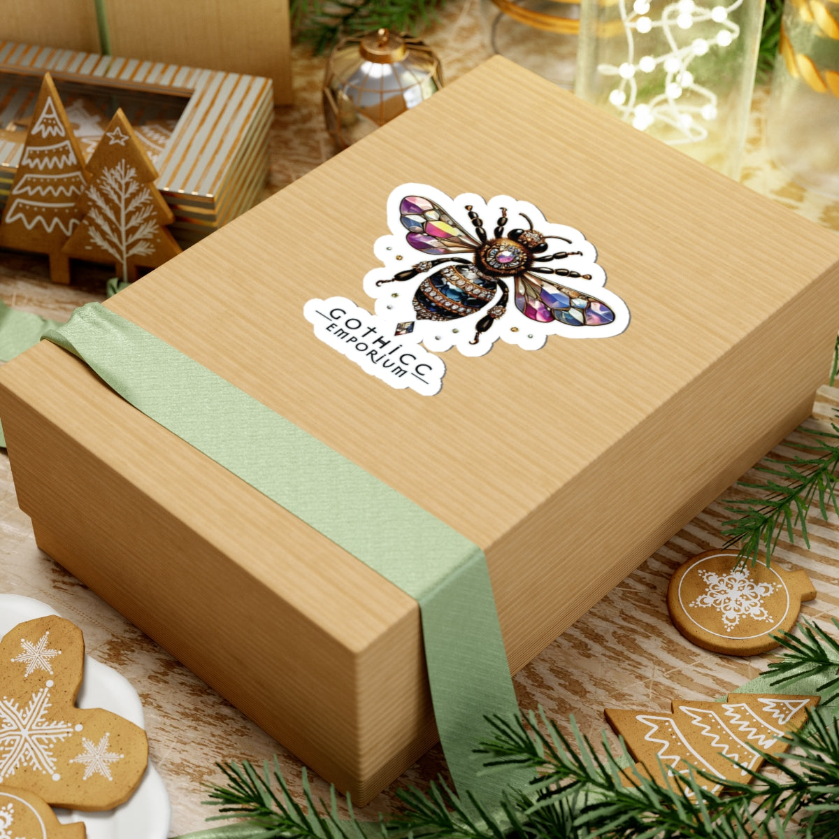 ๐ โBEEJEWELโ Kiss-Cut Sticker โ sweet sting with sparkle ๐ค๐๐ฏ