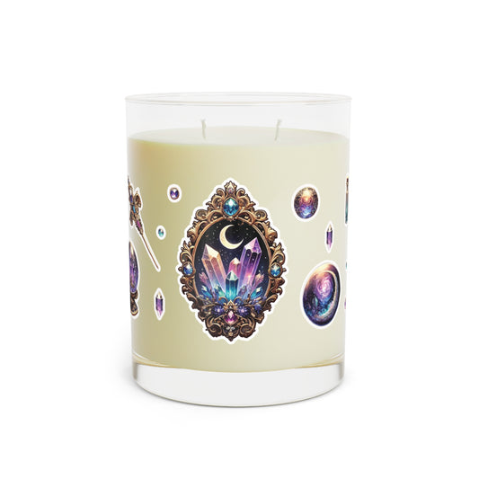 "Crystal Gem" Scented Candle - Full Glass, 11oz