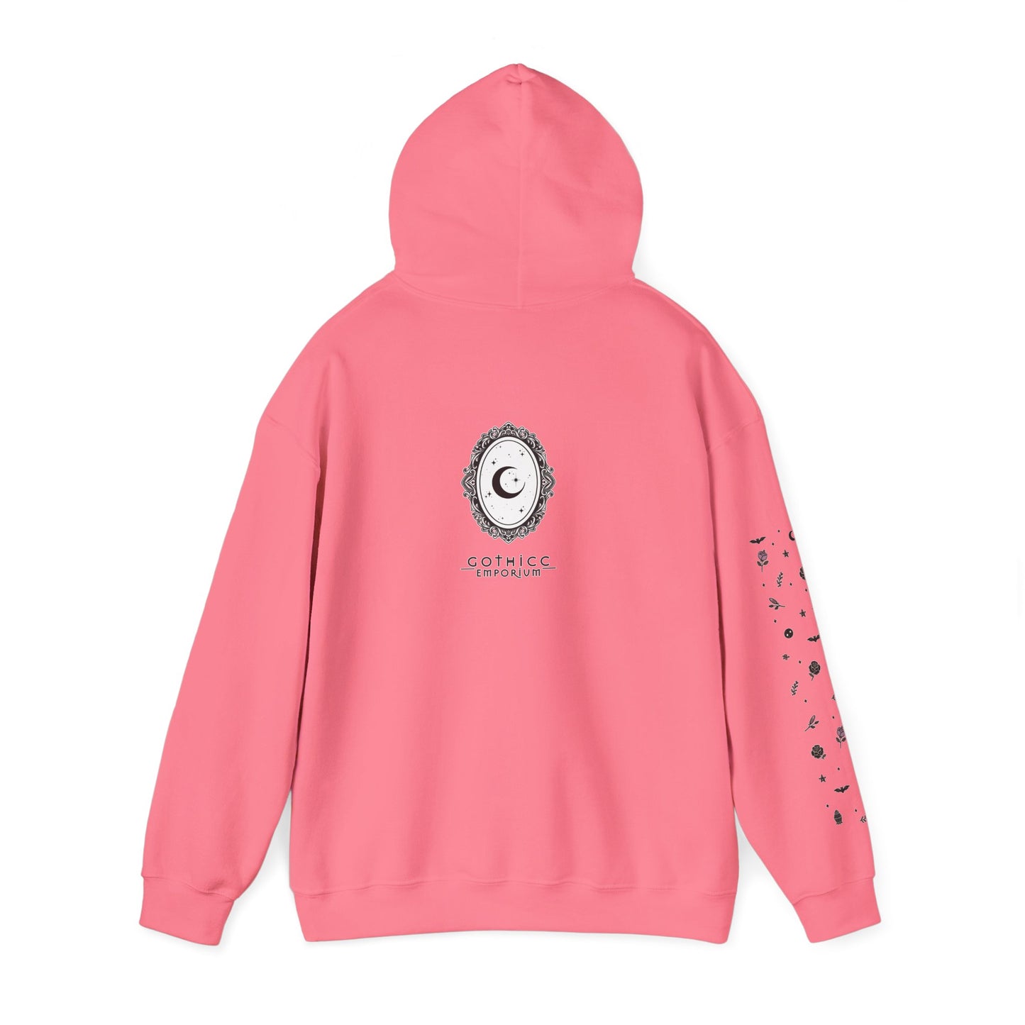 🔮“Thicc Witchyy” Unisex Heavy Blend™ Hooded Sweatshirt — curvy, cursed, and casting chaos 🖤🕯️🌙✨