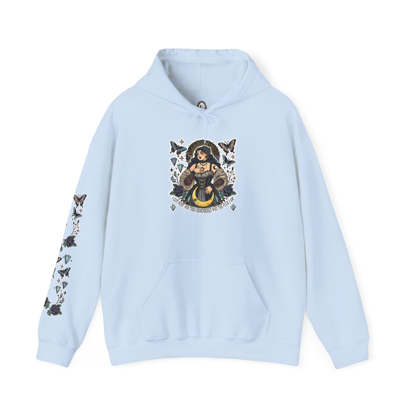 "I Remembered Who TF I Am" Unisex Heavy Blend™ Hooded Sweatshirt