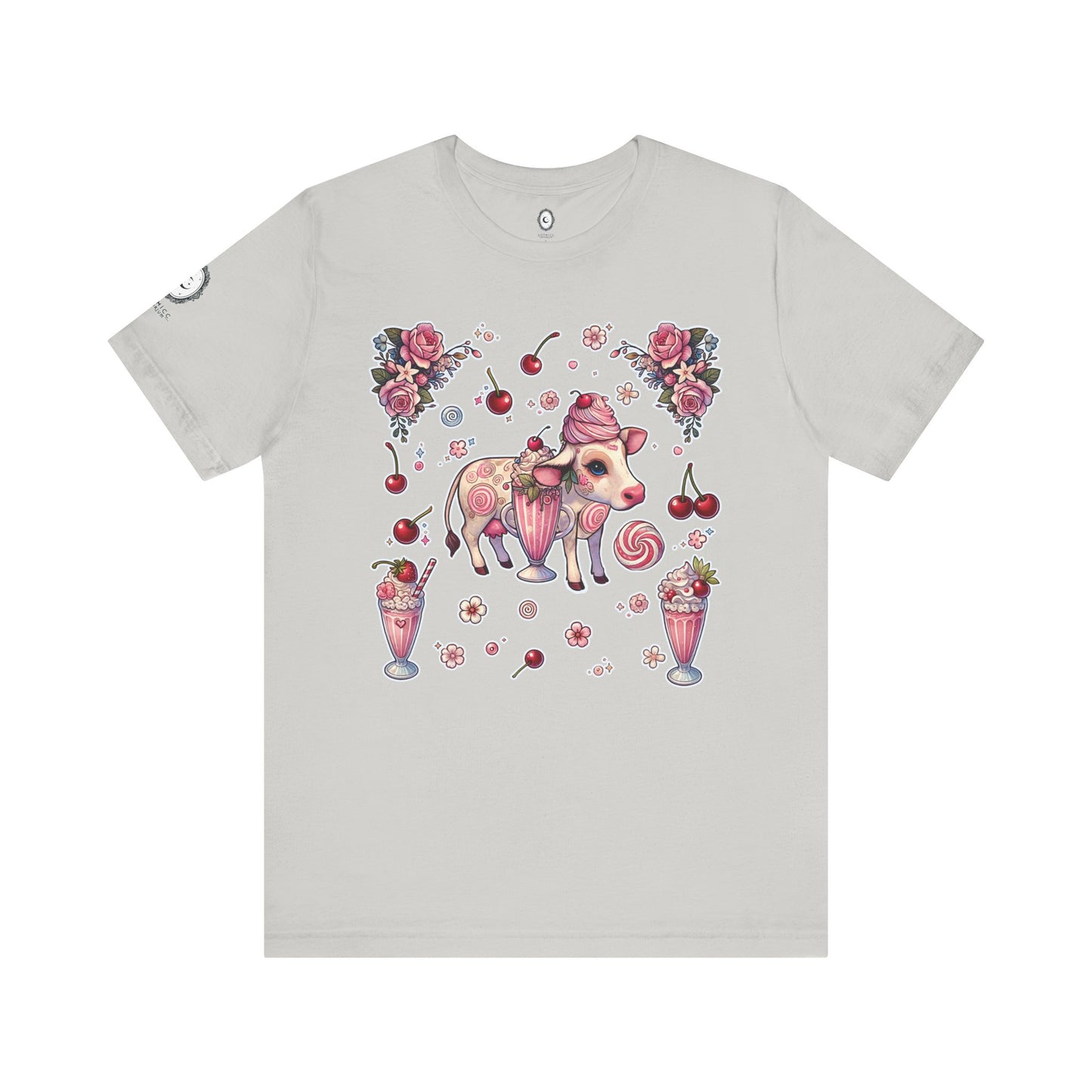 “Milkshake Cow” Unisex Jersey Short Sleeve Tee — soft, sassy, and sweet enough to spill 🐄🥤💅🖤