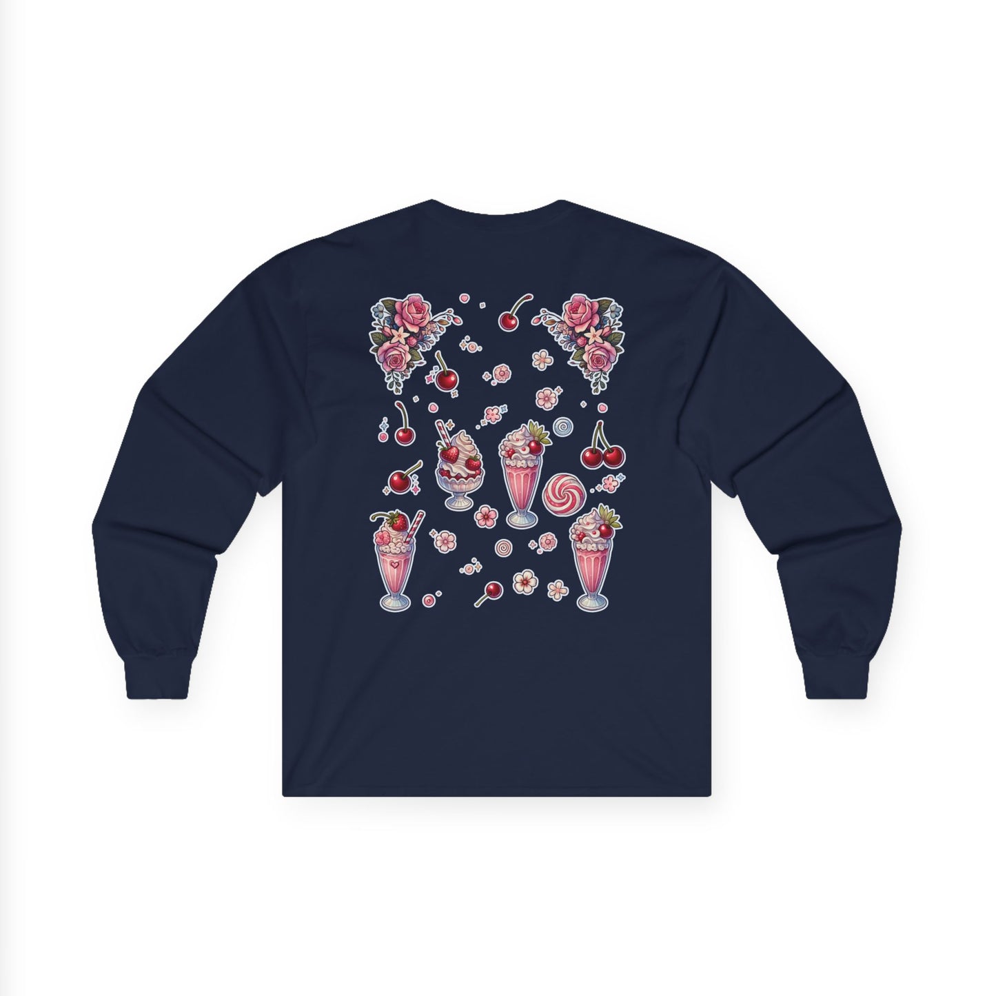 "Milkshake Cow" Unisex Ultra Cotton Long Sleeve Tee