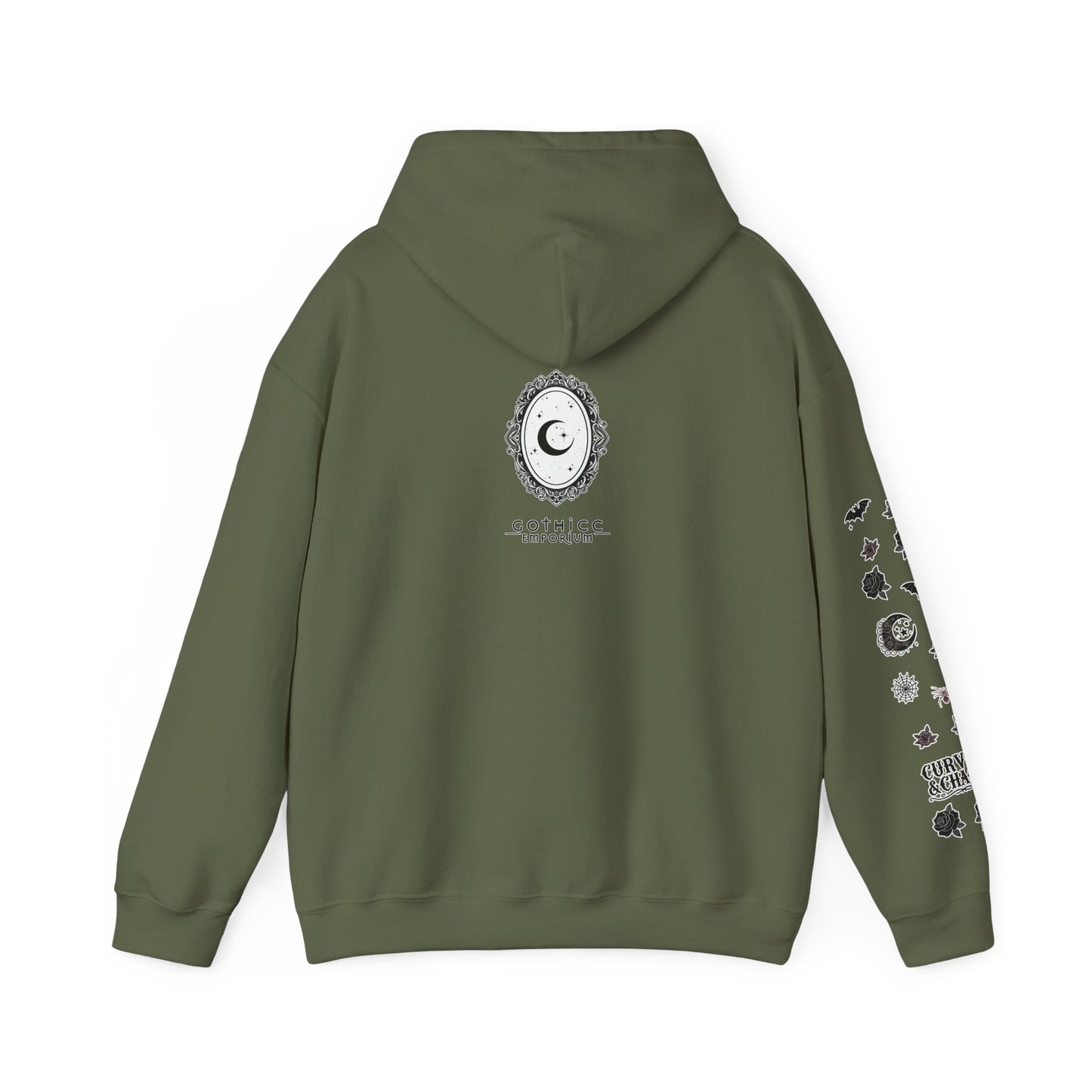 "Curves&Chaos" Unisex Heavy Blend™ Hooded Sweatshirt