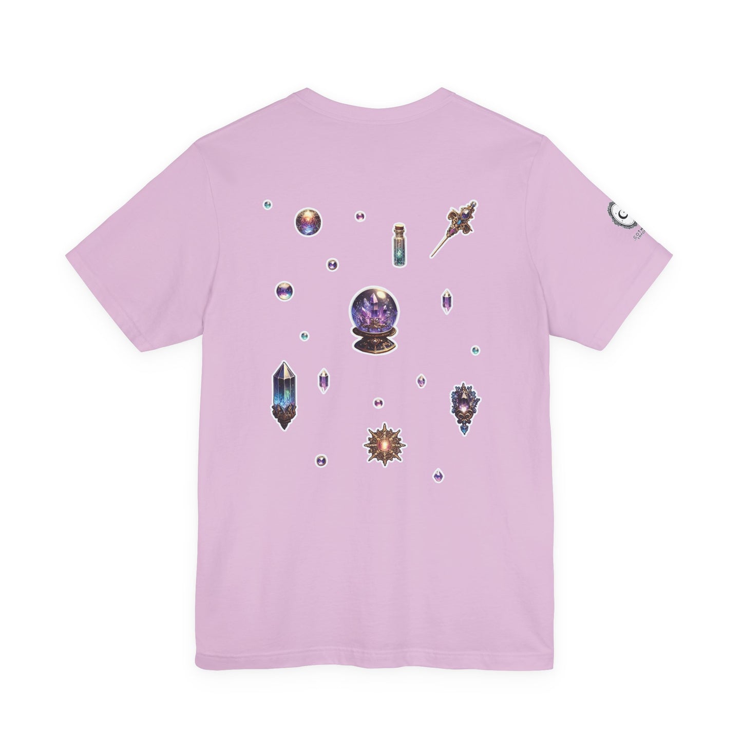 “Crystal Gem” Unisex Jersey Short Sleeve Tee — smooth, sharp, and charged with cosmic energy 💎🌌🖤