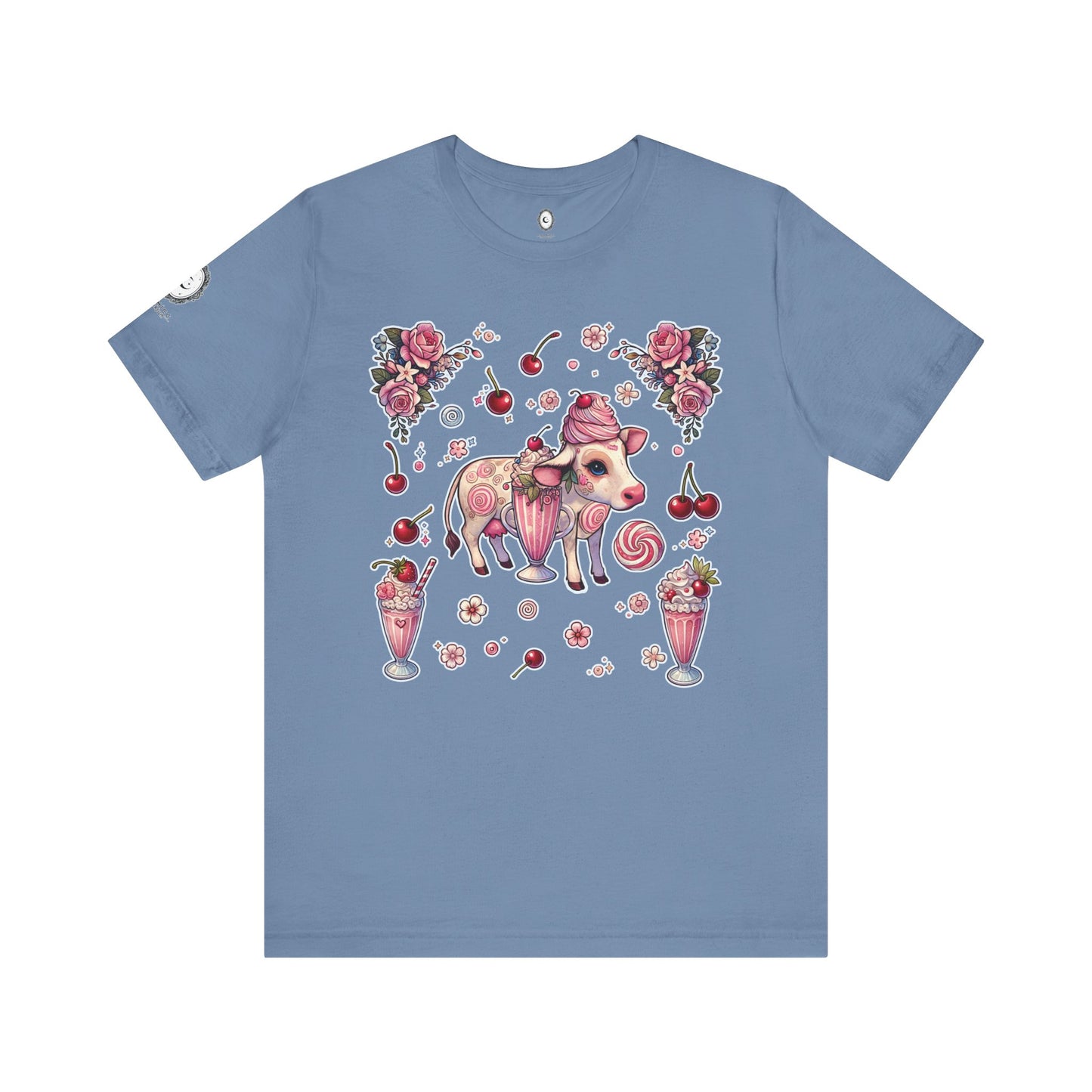 “Milkshake Cow” Unisex Jersey Short Sleeve Tee — soft, sassy, and sweet enough to spill 🐄🥤💅🖤