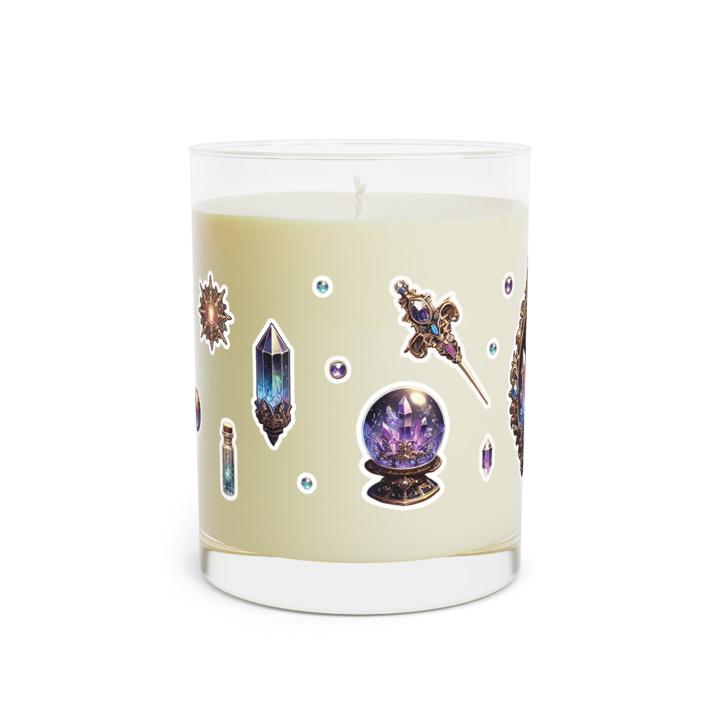 "Crystal Gem" Scented Candle - Full Glass, 11oz