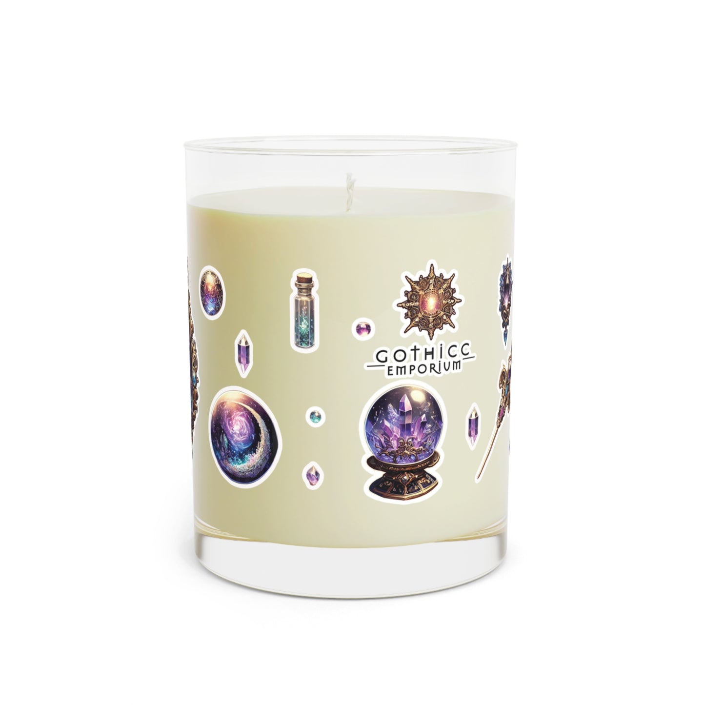 "Crystal Gem" Scented Candle - Full Glass, 11oz