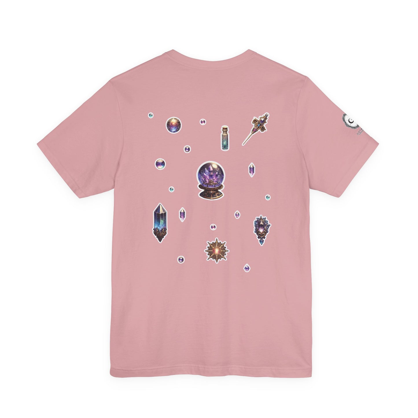 “Crystal Gem” Unisex Jersey Short Sleeve Tee — smooth, sharp, and charged with cosmic energy 💎🌌🖤