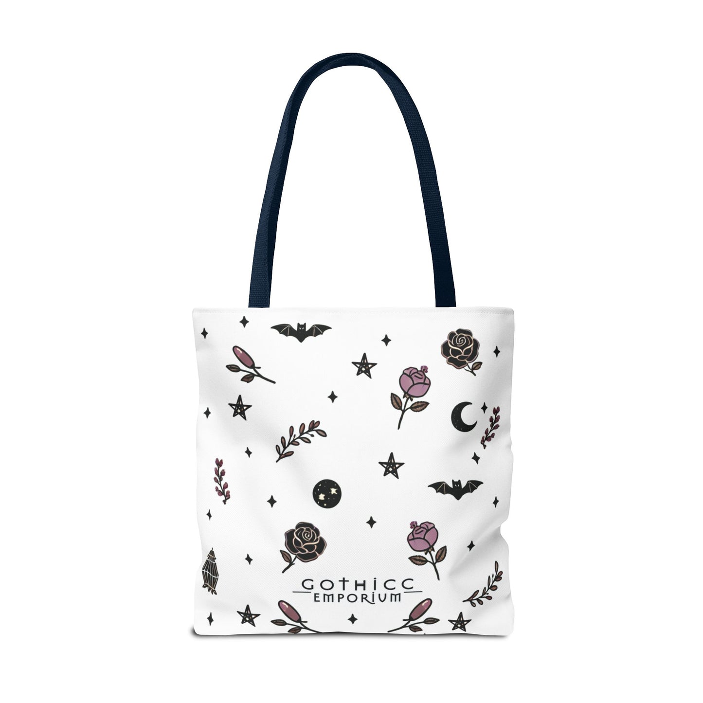 🧹 “Thicc Witchyy” Tote Bag – White (18x18)