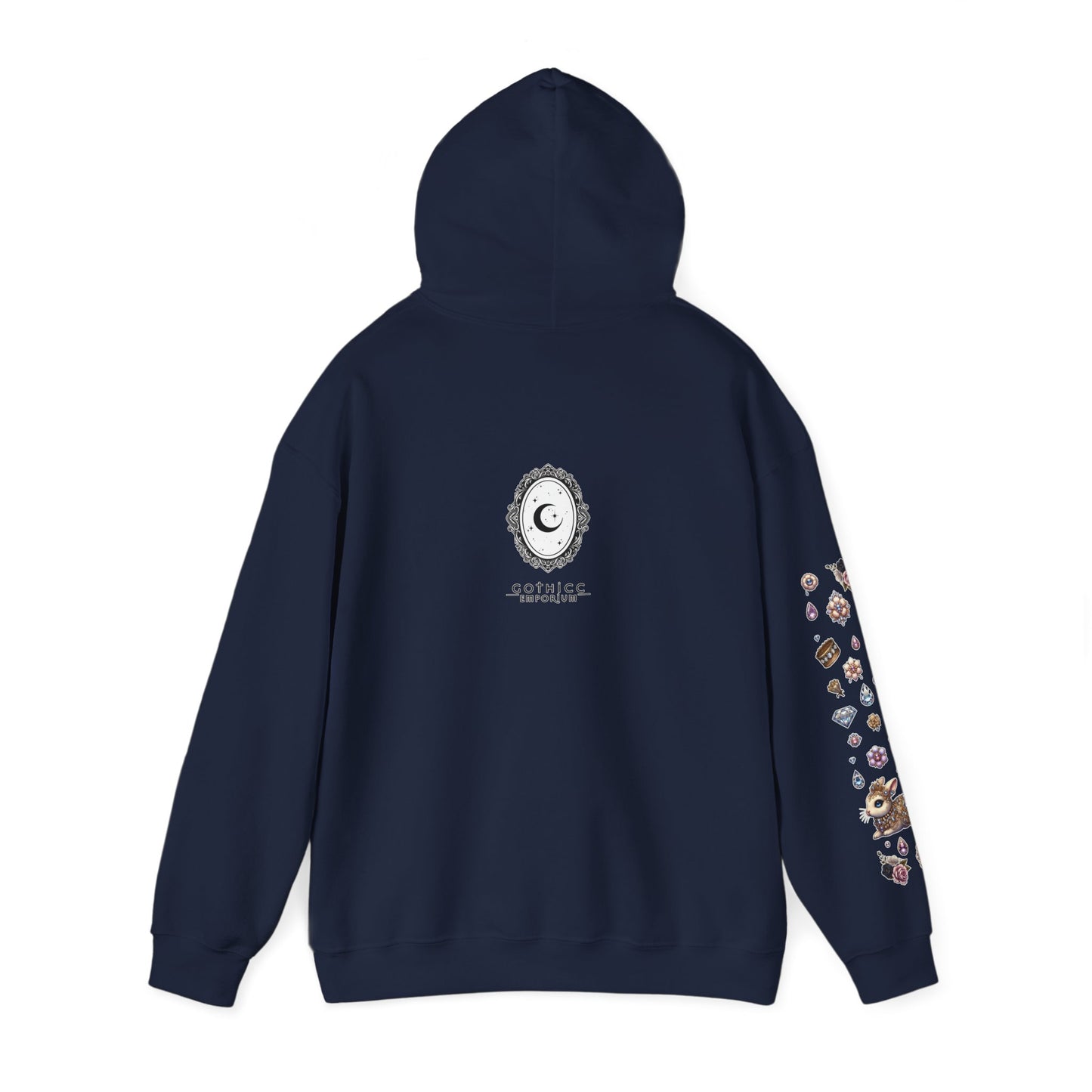 "Jeweled Bunny" Unisex Heavy Blend™ Hooded Sweatshirt