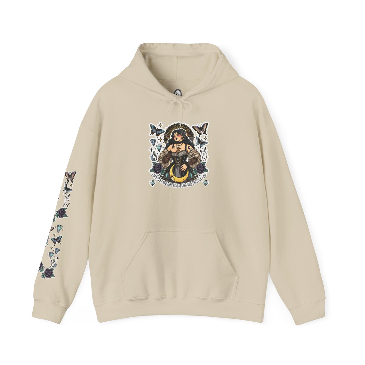 "I Remembered Who TF I Am" Unisex Heavy Blend™ Hooded Sweatshirt