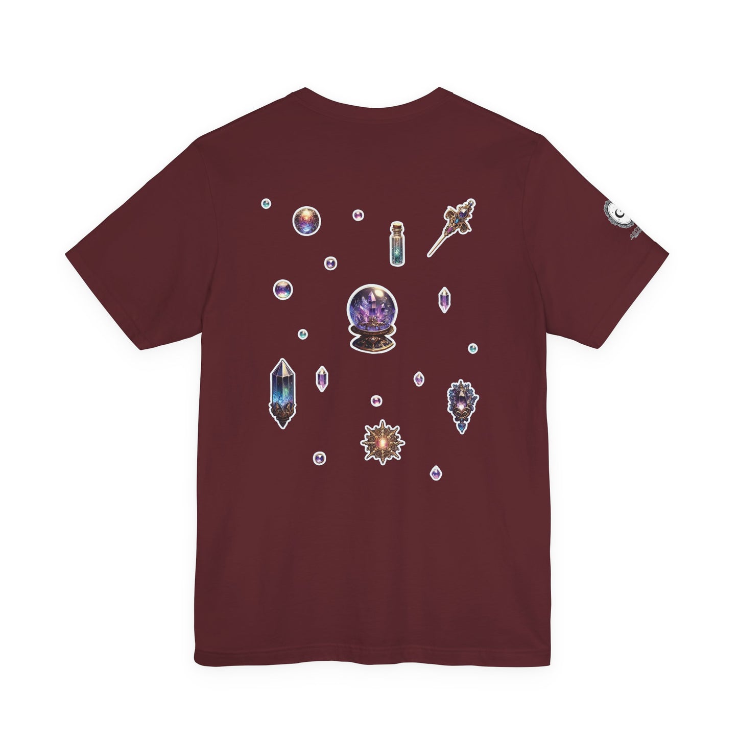 “Crystal Gem” Unisex Jersey Short Sleeve Tee — smooth, sharp, and charged with cosmic energy 💎🌌🖤