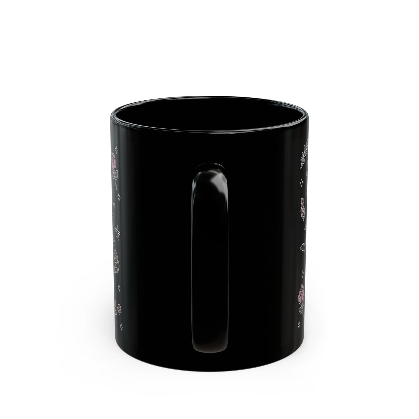 “Thicc Witchyy” Black Mug – 11oz & 15oz — brewed hot, served hexed, and thick with power 🖤🔥🧙♀️☕