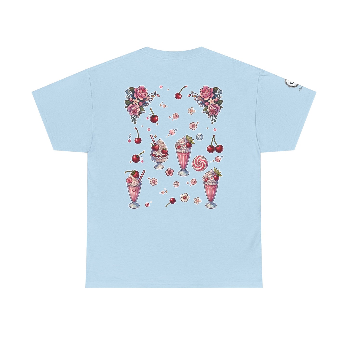 "Strawberry Milkshake" Unisex Heavy Cotton Tee