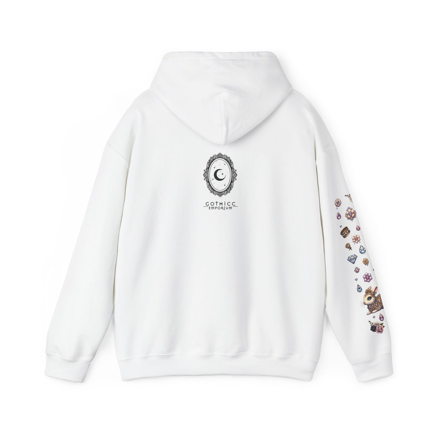 "Jeweled Bunny" Unisex Heavy Blend™ Hooded Sweatshirt