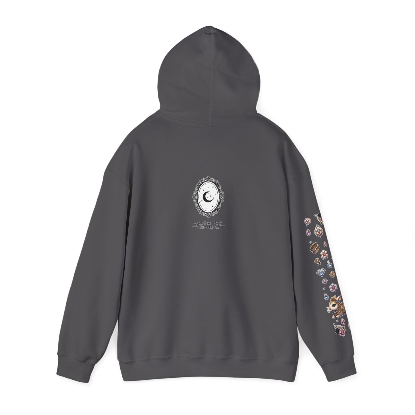 "Jeweled Bunny" Unisex Heavy Blend™ Hooded Sweatshirt