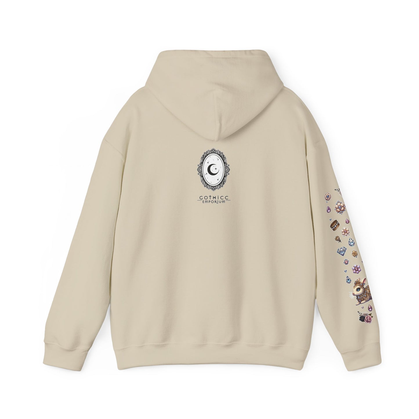 "Jeweled Bunny" Unisex Heavy Blend™ Hooded Sweatshirt