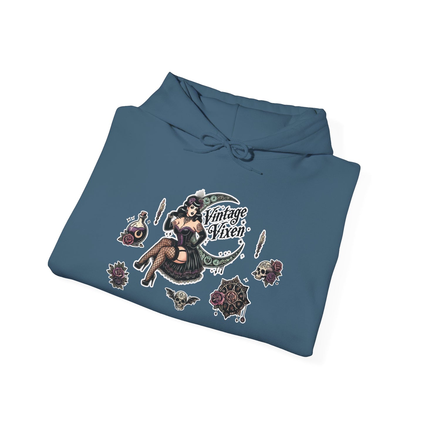 "Vintage Vixen" Unisex Heavy Blend™ Hooded Sweatshirt