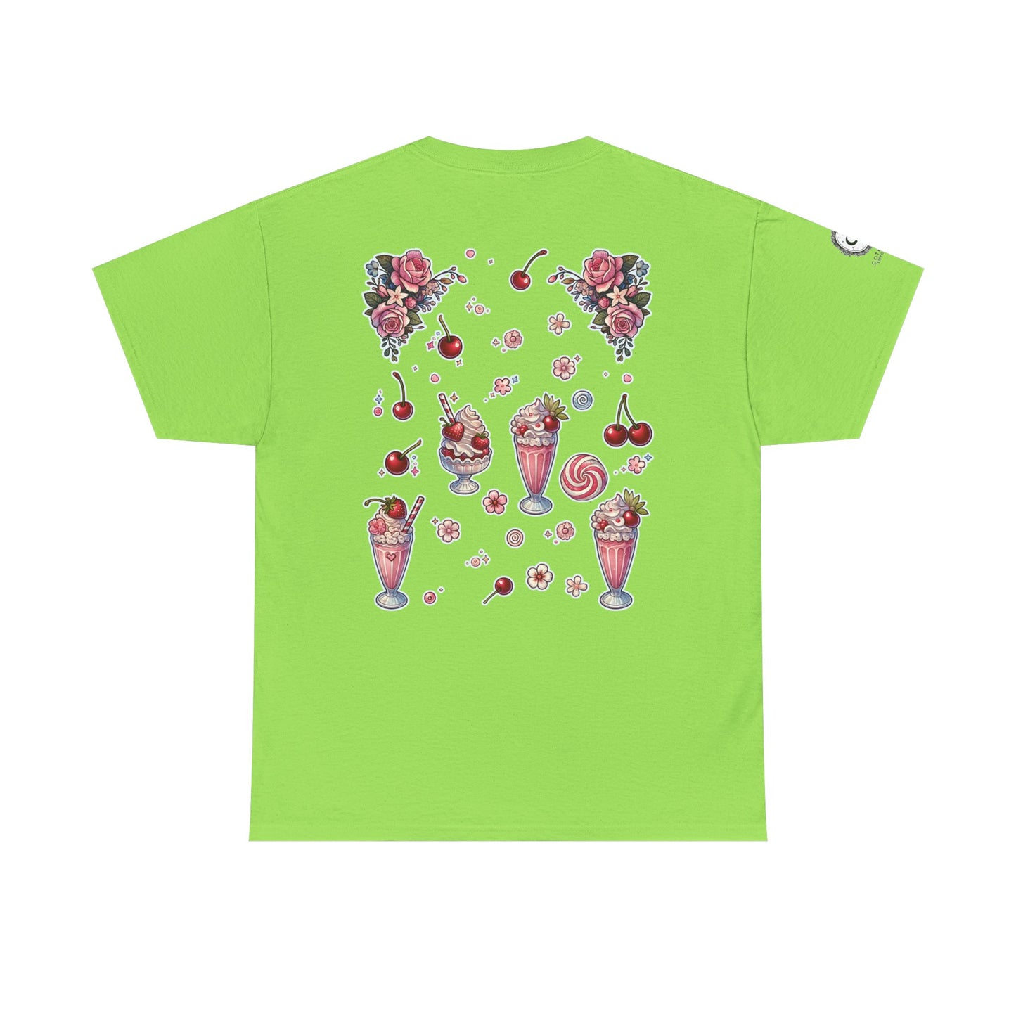 "Strawberry Milkshake" Unisex Heavy Cotton Tee