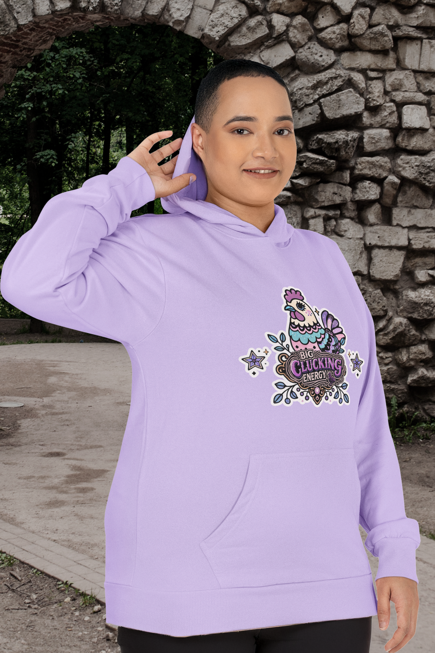 "Big Clucking Energy" Unisex Heavy Blend™ Hooded Sweatshirt