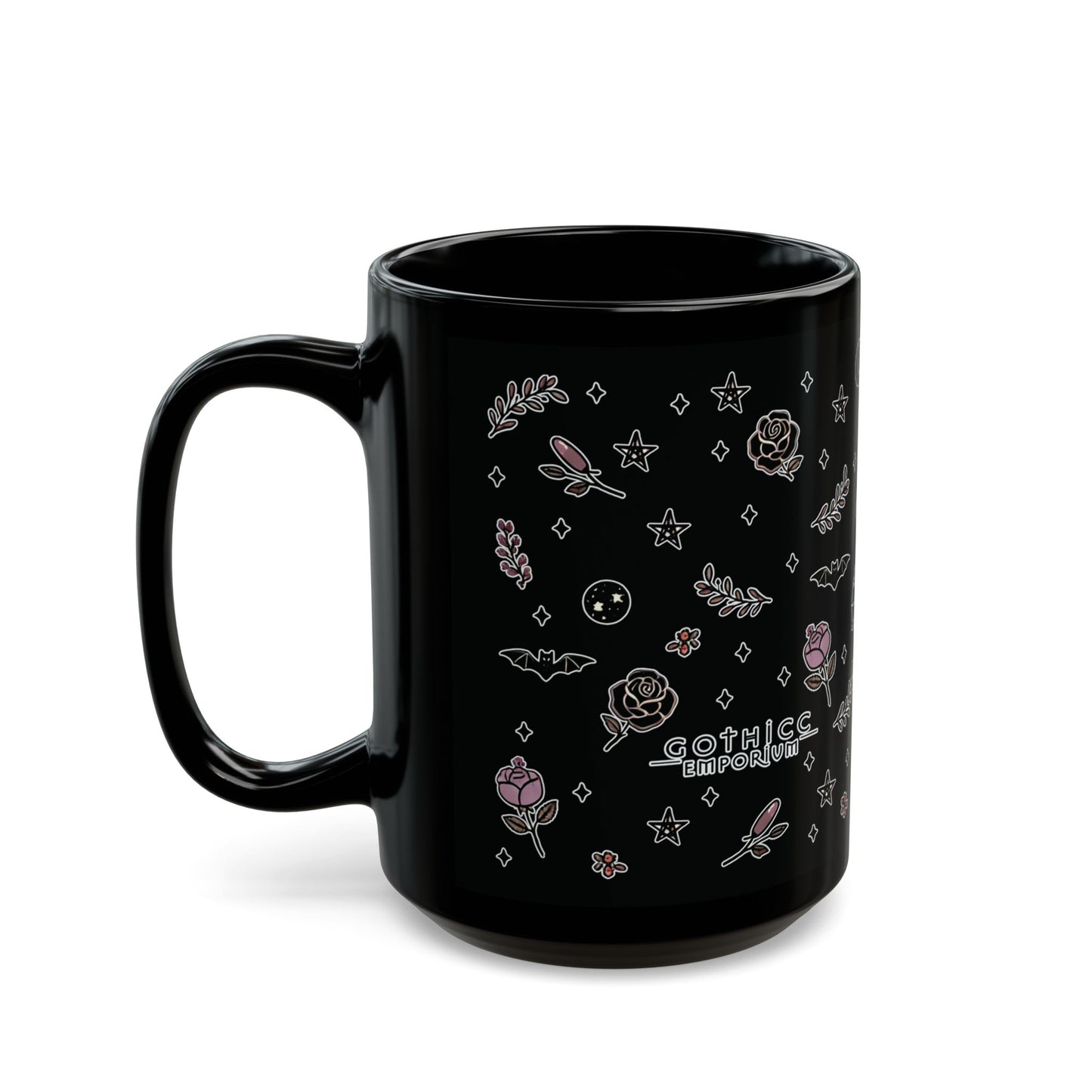 “Thicc Witchyy” Black Mug – 11oz & 15oz — brewed hot, served hexed, and thick with power 🖤🔥🧙♀️☕