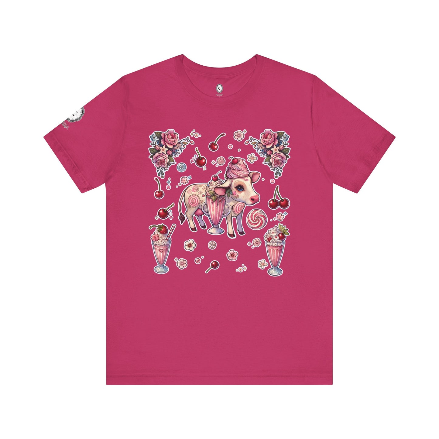 “Milkshake Cow” Unisex Jersey Short Sleeve Tee — soft, sassy, and sweet enough to spill 🐄🥤💅🖤