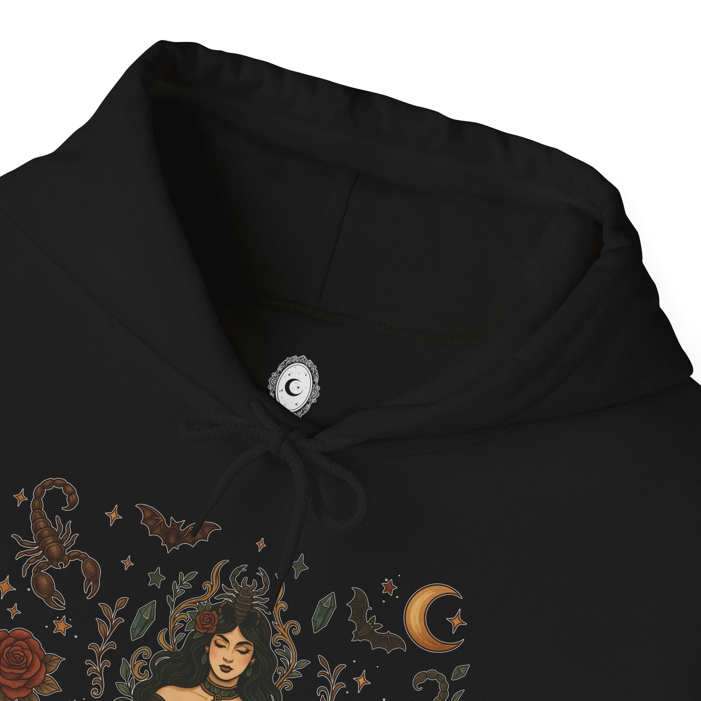 “Scorpio” Unisex Heavy Blend™ Hooded Sweatshirt — magnetic, mysterious, and deadly chic ♏🖤🦂