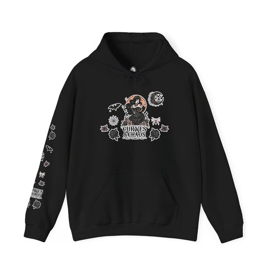 "Curves&Chaos" Unisex Heavy Blend™ Hooded Sweatshirt