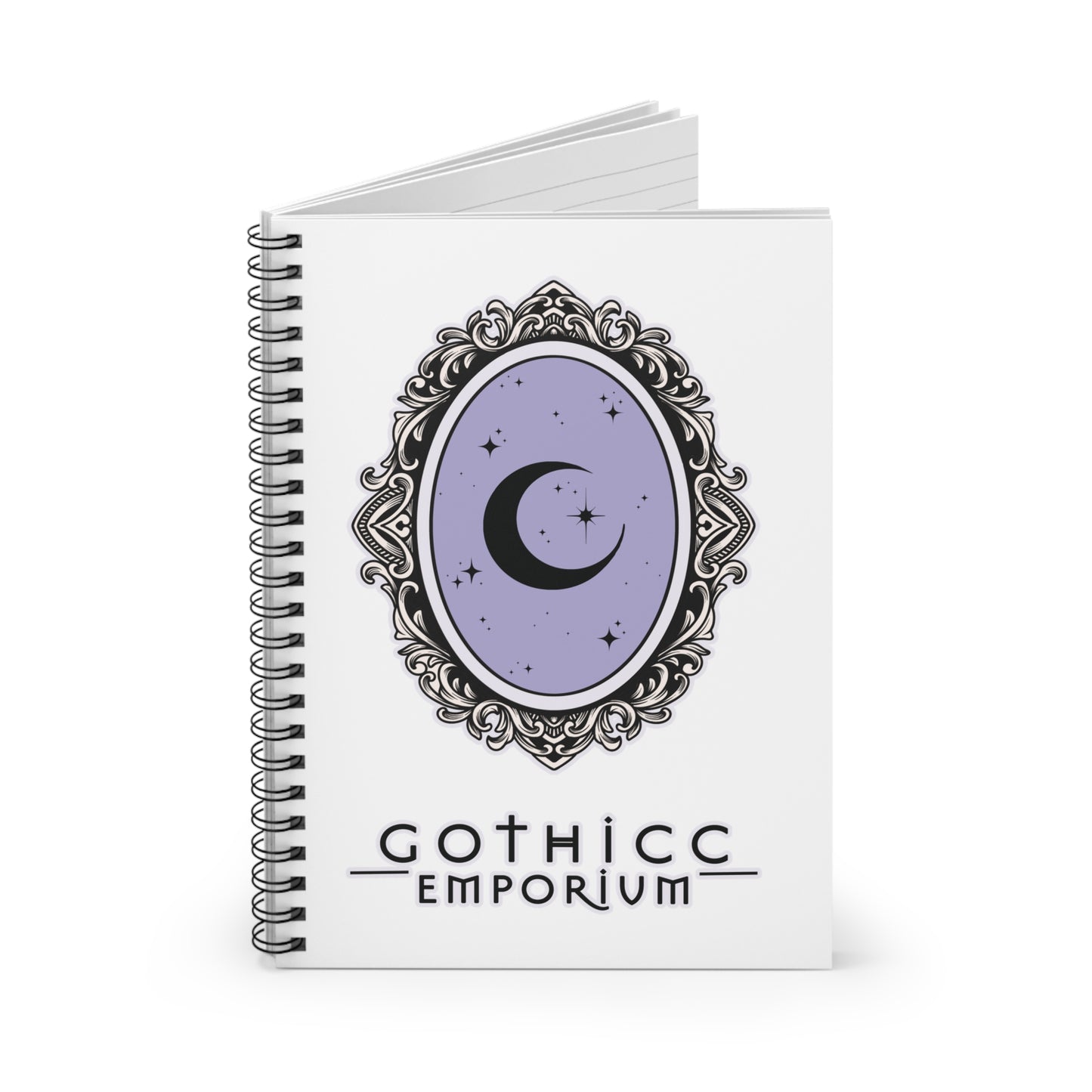 Gothicc Emporium Spiral Notebook - Ruled Line