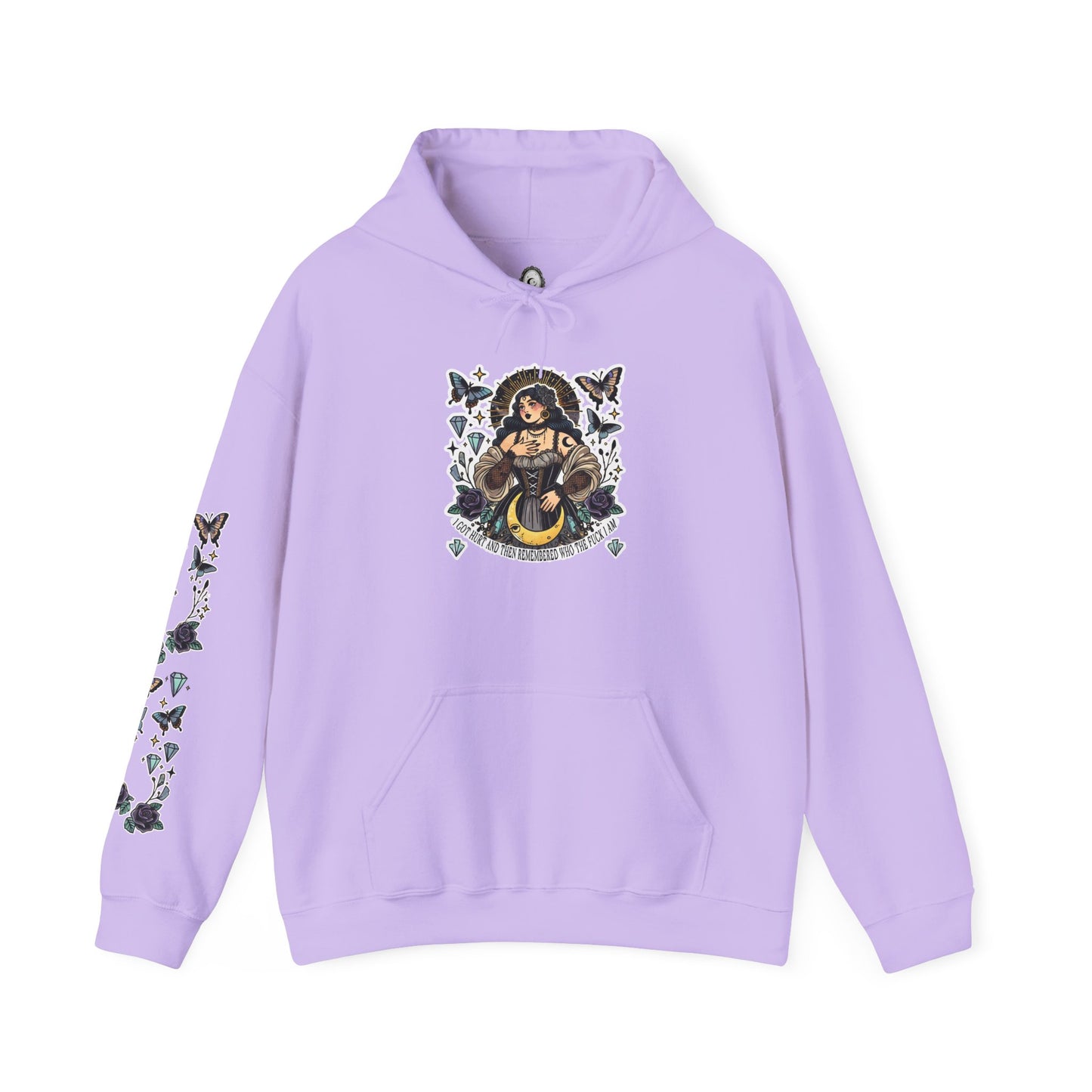 "I Remembered Who TF I Am" Unisex Heavy Blend™ Hooded Sweatshirt