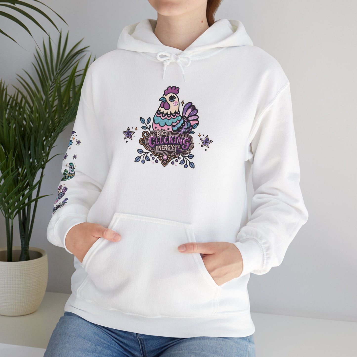 "Big Clucking Energy" Unisex Heavy Blend™ Hooded Sweatshirt