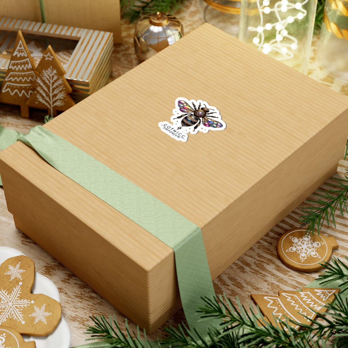 ๐ โBEEJEWELโ Kiss-Cut Sticker โ sweet sting with sparkle ๐ค๐๐ฏ