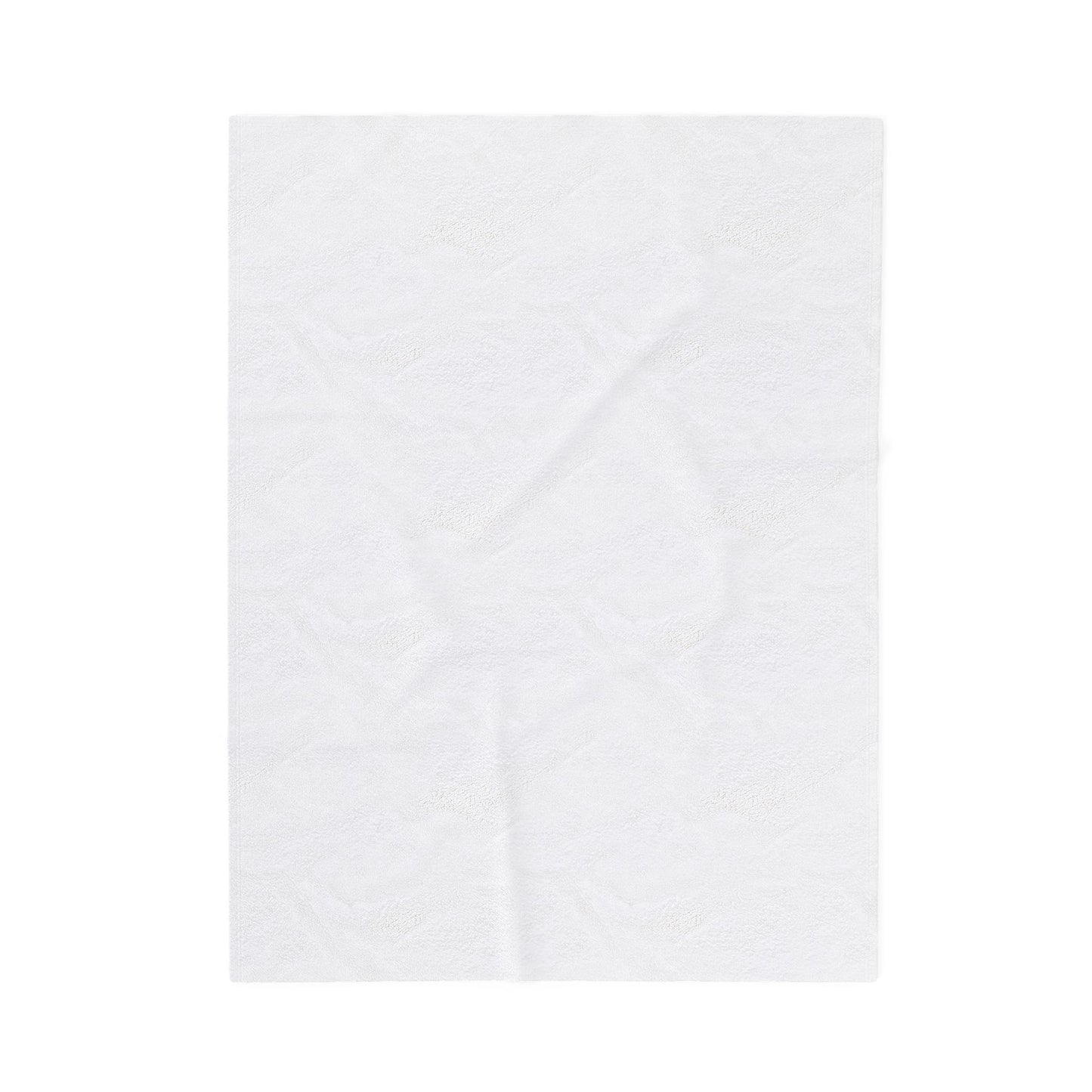 "Crystal Gem" Velveteen Plush Blanket in purple