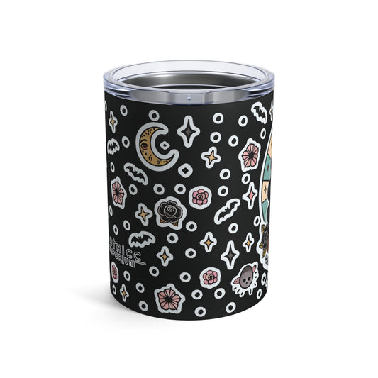 "Soft Goth" Tumbler 10oz in black