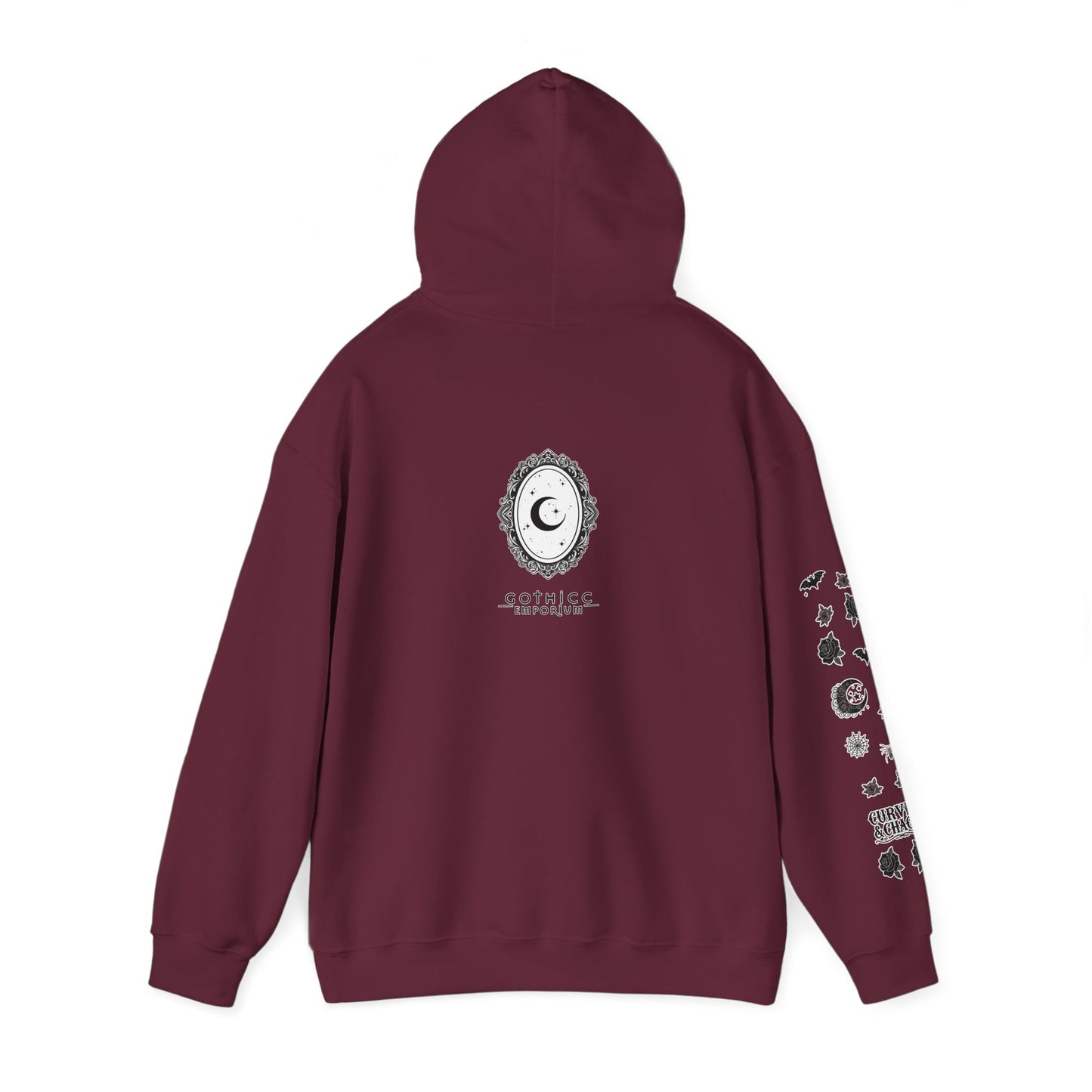 "Curves&Chaos" Unisex Heavy Blend™ Hooded Sweatshirt