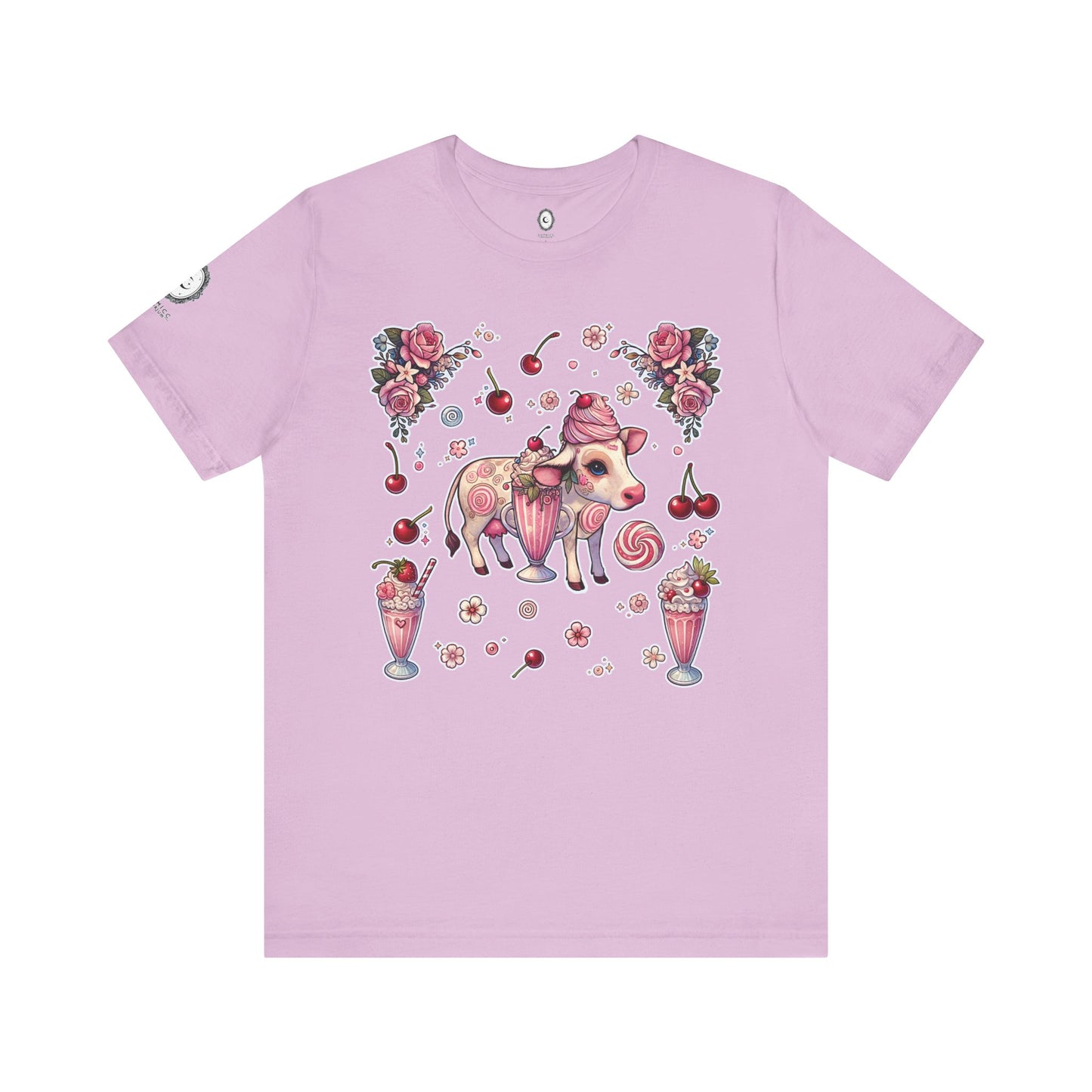 “Milkshake Cow” Unisex Jersey Short Sleeve Tee — soft, sassy, and sweet enough to spill 🐄🥤💅🖤