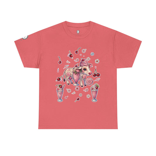 "Strawberry Milkshake" Unisex Heavy Cotton Tee