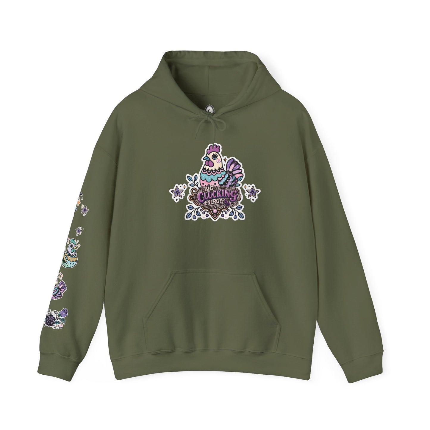 "Big Clucking Energy" Unisex Heavy Blend™ Hooded Sweatshirt