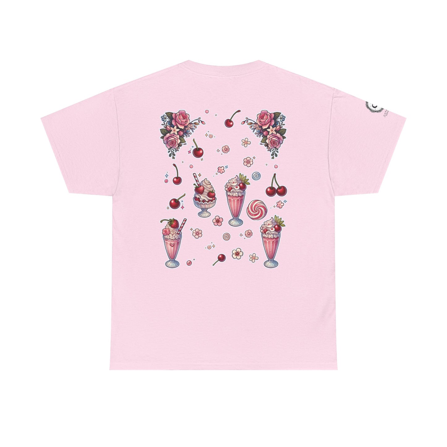 "Strawberry Milkshake" Unisex Heavy Cotton Tee