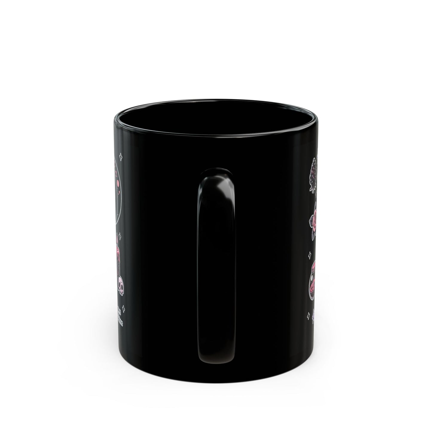 "Berry Bewitched" Black Mug (11oz, 15oz)