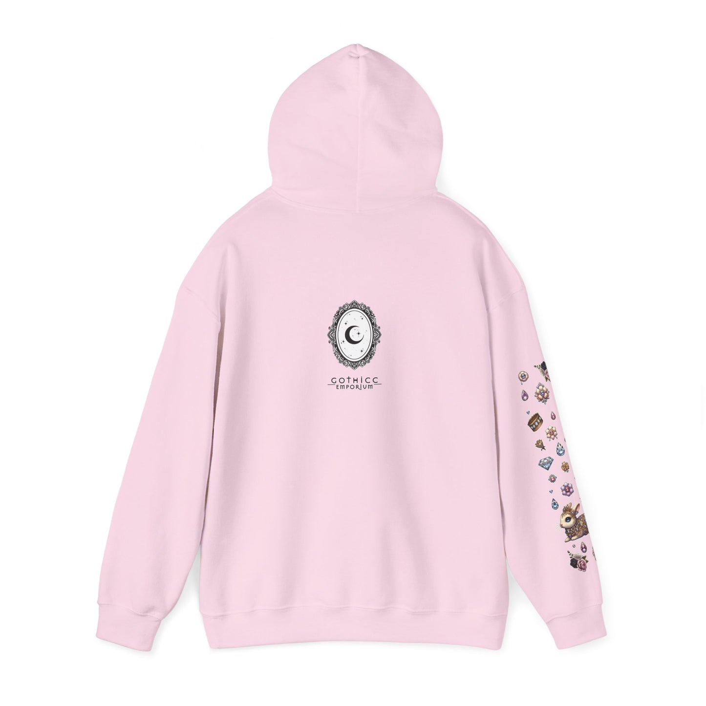 "Jeweled Bunny" Unisex Heavy Blend™ Hooded Sweatshirt