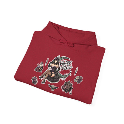 "Vintage Vixen" Unisex Heavy Blend™ Hooded Sweatshirt