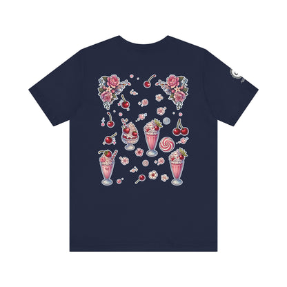“Milkshake Cow” Unisex Jersey Short Sleeve Tee — soft, sassy, and sweet enough to spill 🐄🥤💅🖤