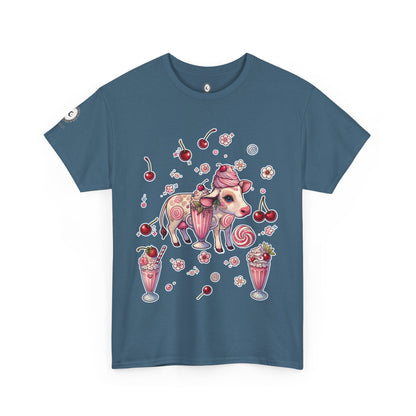 "Strawberry Milkshake" Unisex Heavy Cotton Tee