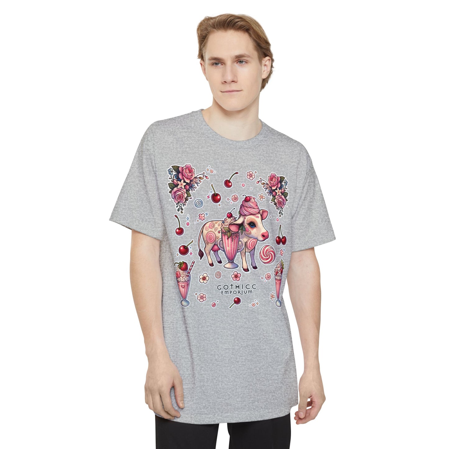 "Milkshake Cow" Unisex Tall Beefy-T® T-Shirt
