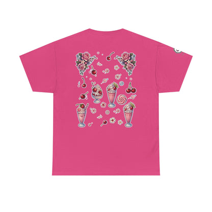 "Strawberry Milkshake" Unisex Heavy Cotton Tee