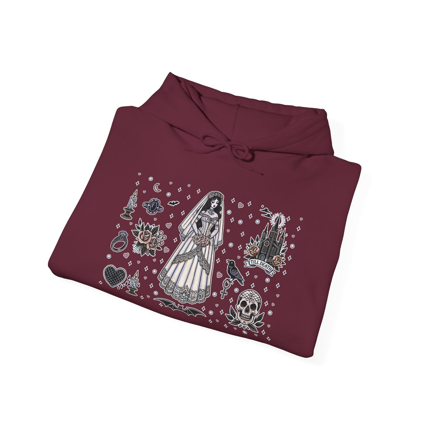 "Bride" Unisex Heavy Blend™ Hooded Sweatshirt