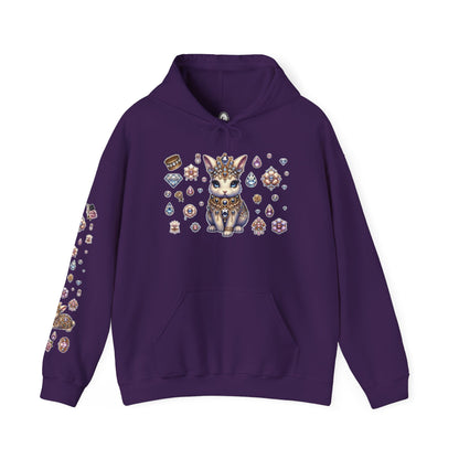 "Jeweled Bunny" Unisex Heavy Blend™ Hooded Sweatshirt