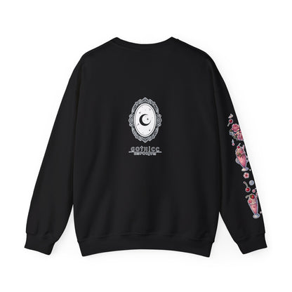 “Milkshake Cow” Unisex Heavy Blend™ Crewneck Sweatshirt — thick-cut comfort with dairy-core drip 🐄🥤🖤✨